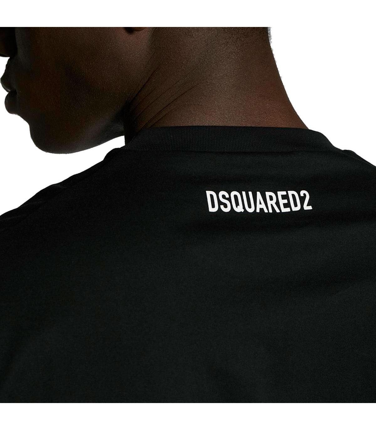 T-shirt Dsquared2 DSQ2 con maxi stampa 