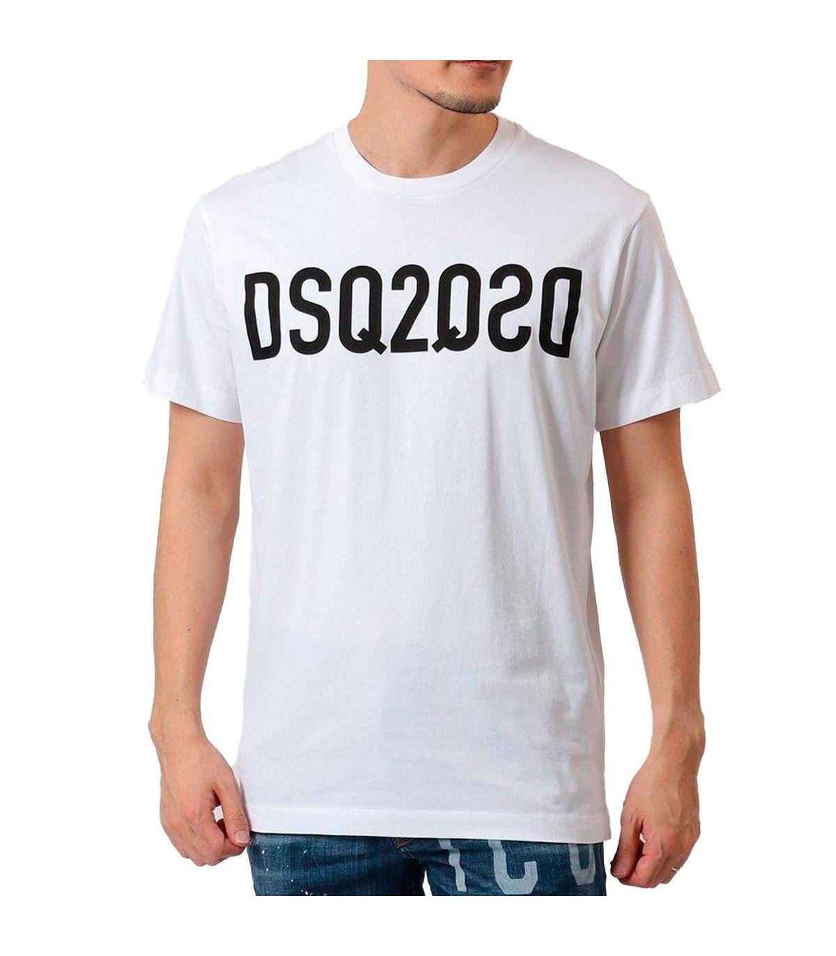 T-shirt Dsquared2 DSQ2 con maxi stampa 