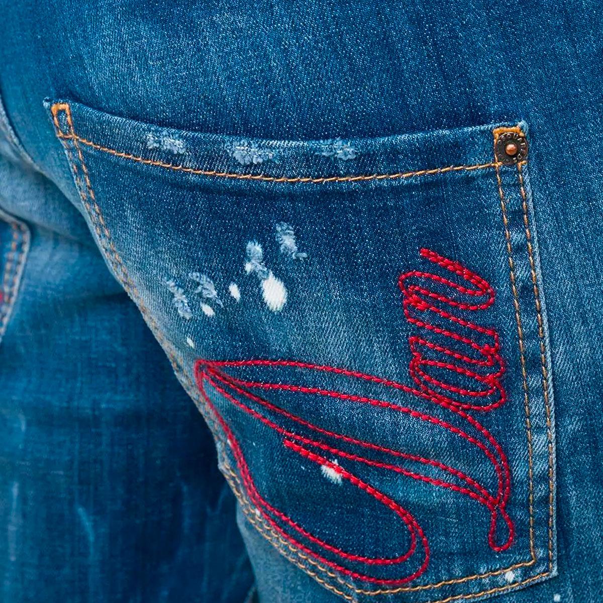 Jeans Dsquared2 Skater Jean 5 tasche da uomo rif. S71LB0774 S30342 | eBay