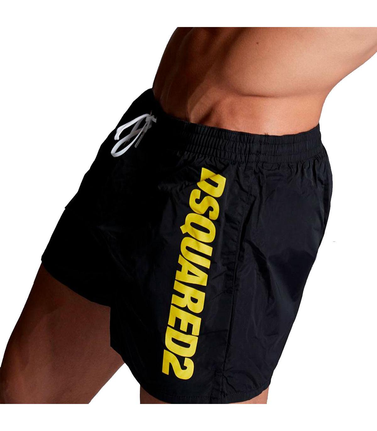 Costume Dsquared2 Swim Trunks con stampa logo da uomo rif. D7B642920