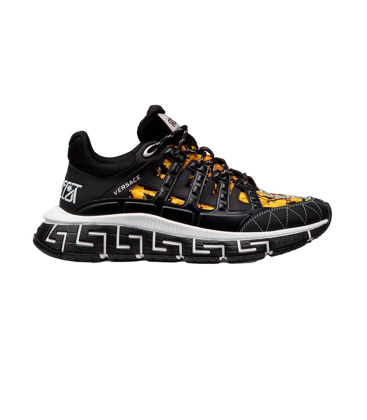 Versace sneakers senza lacci 'medusa' - nero - Stileo.it