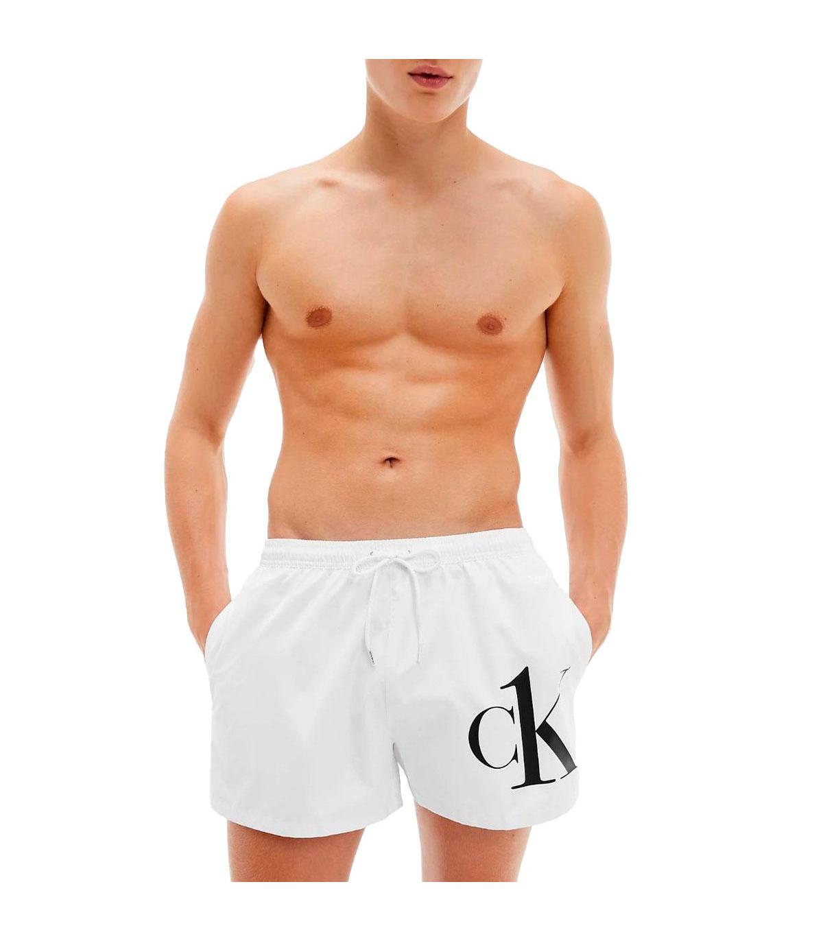 Costume Calvin Klein Swimwear CK ONE con cordoncino corto da uomo rif. KM0KM00591 Costume Calvin Klein Swimwear CK ONE con cordoncino corto da uomo rif. KM0KM00591