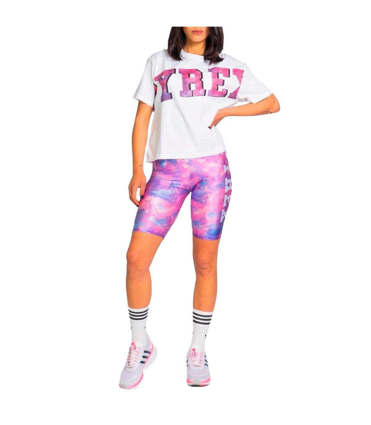 Completo corto Pyrex con stampa tie dye ciclista in tuta da donna rif.  21EPB42251