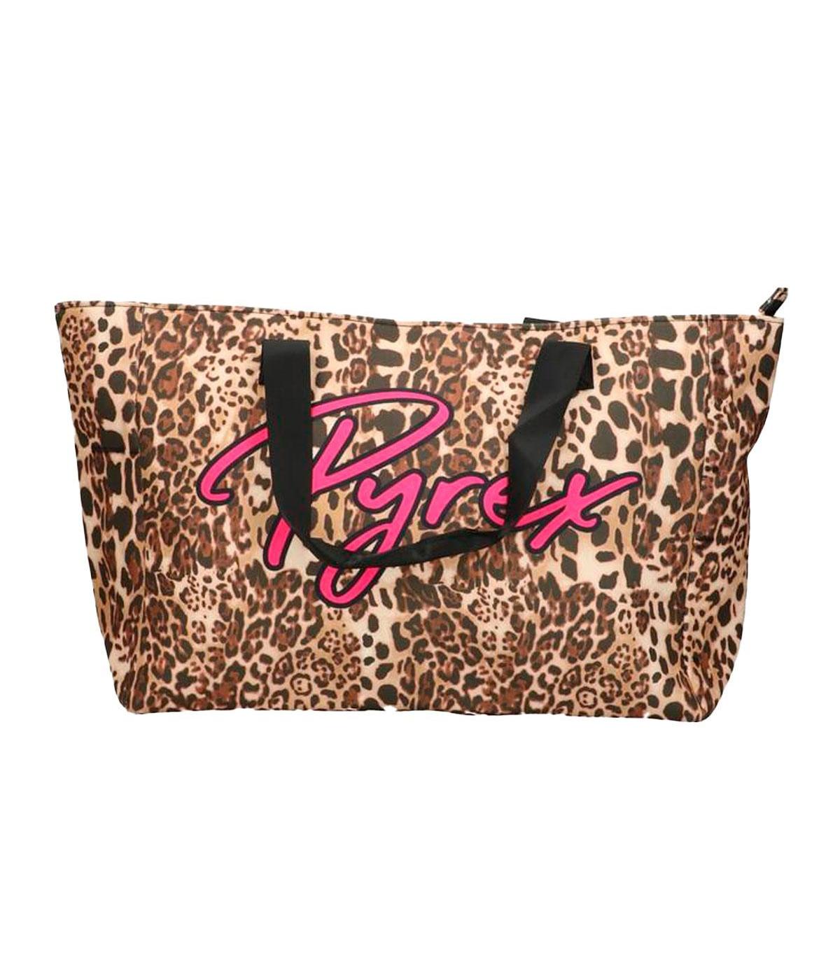 Borsa Pyrex animalier con stampa logo centrale da donna rif. PY050267
