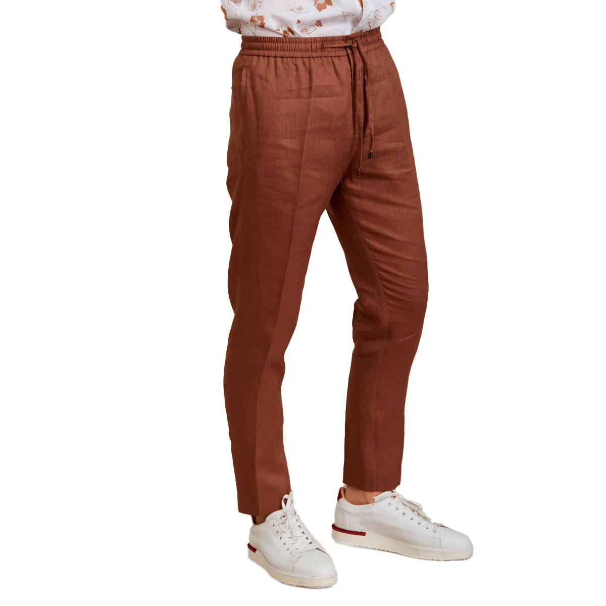 Pantaloni pantalaccio Outfit in lino da uomo rif. OF1S2S1P029 | eBay