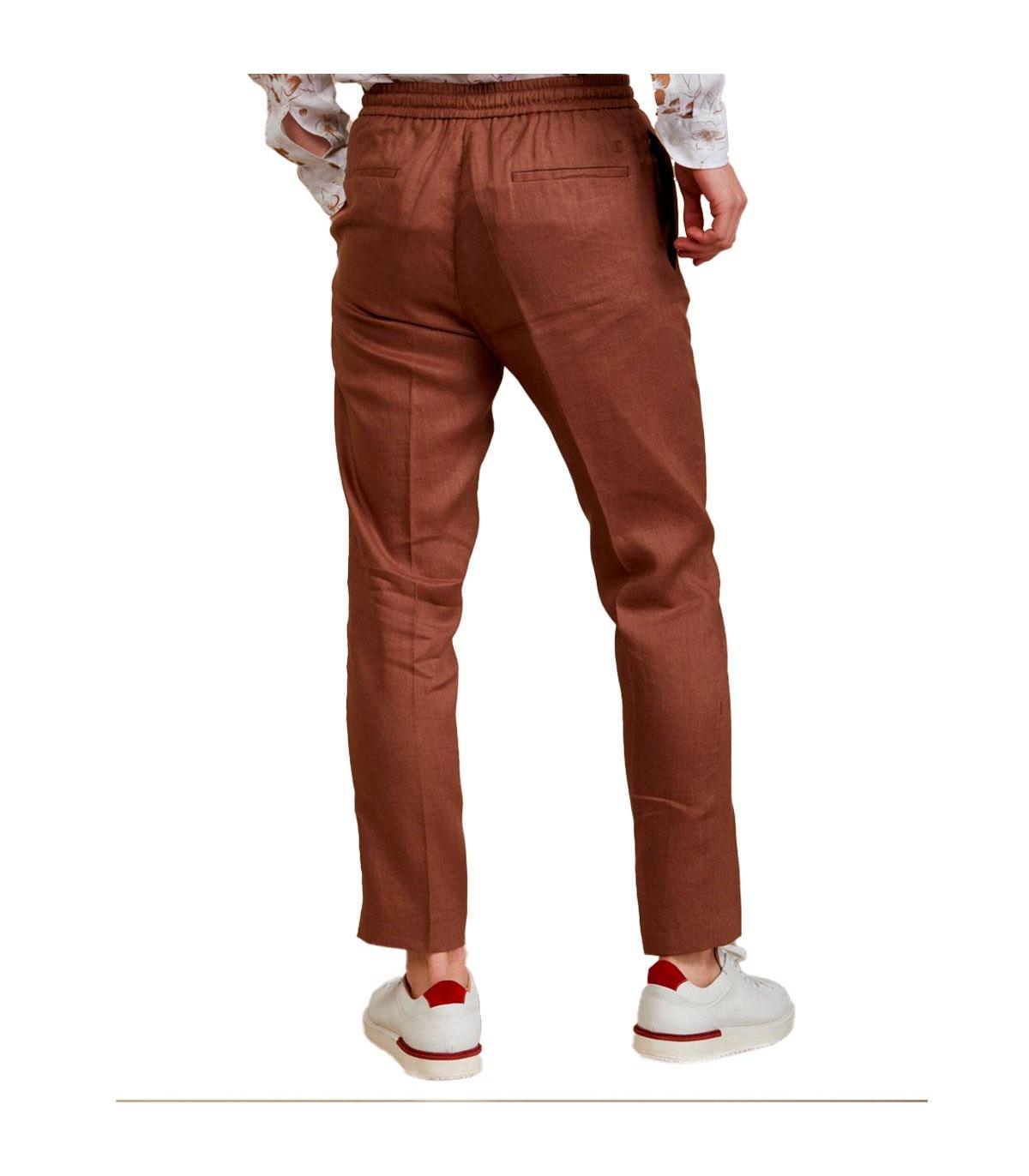 Pantaloni pantalaccio Outfit in lino da uomo rif. OF1S2S1P029