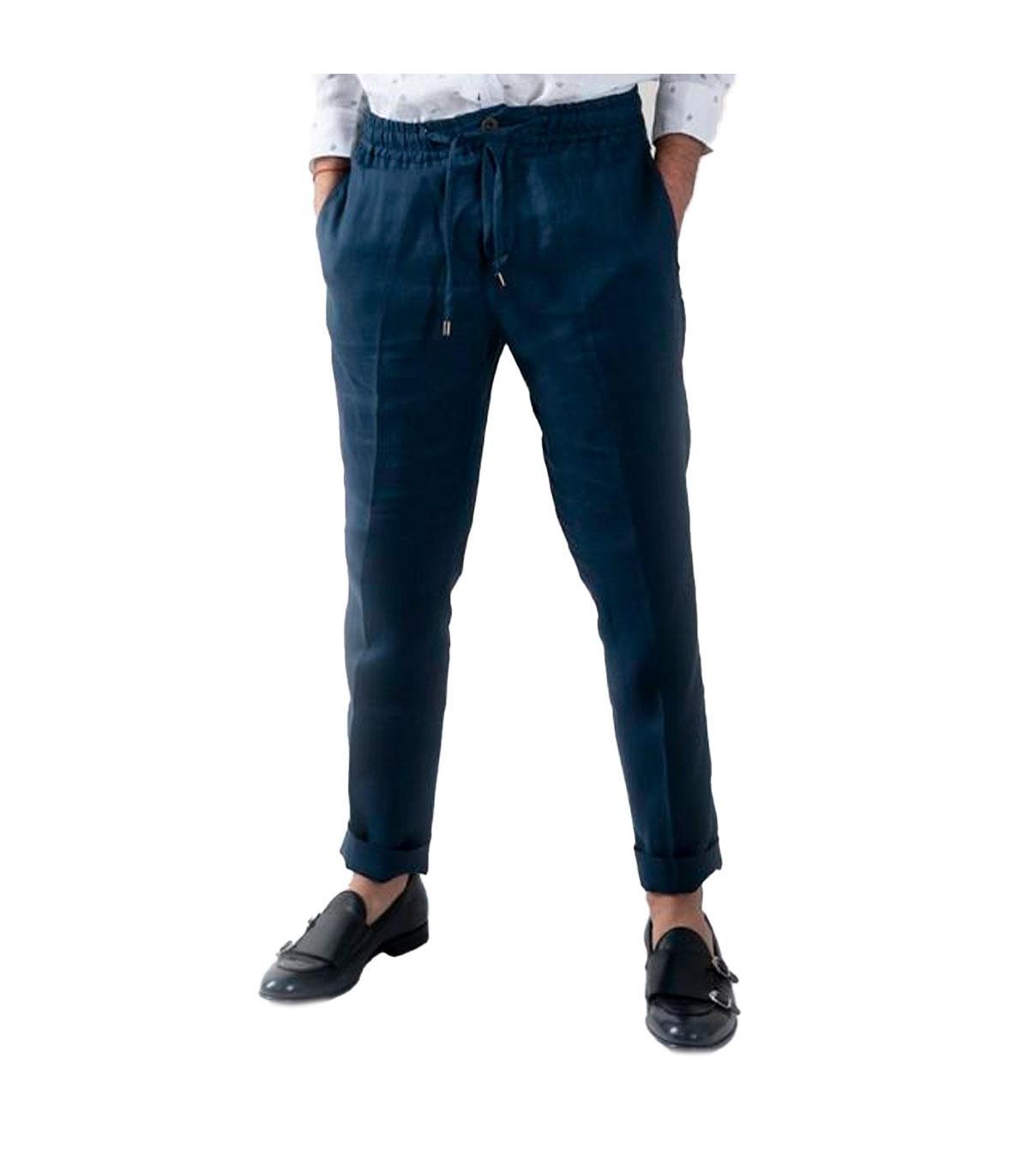 Pantaloni pantalaccio Outfit in lino da uomo rif. OF1S2S1P029