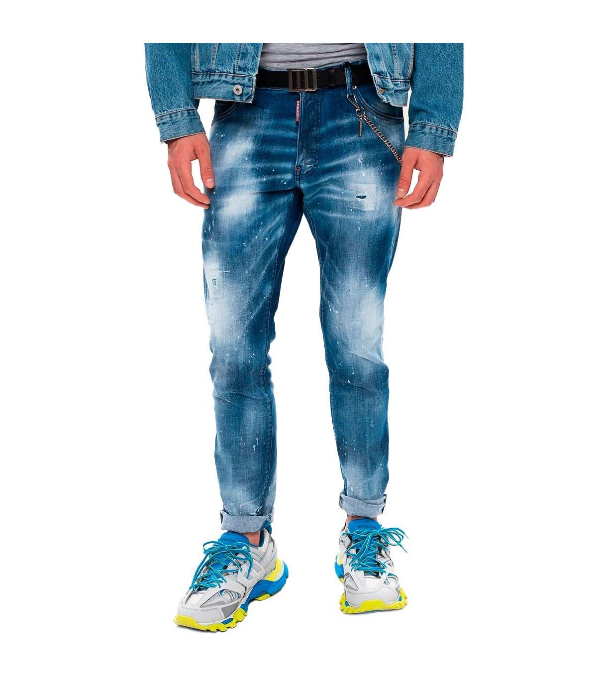 Jeans Dsquared2 Cool Guy Jean con vernice da uomo rif. S74LB0930 S30342