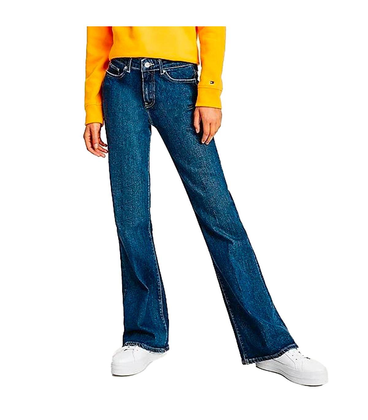 Jeans Tommy Hilfiger a campana e vita media da donna rif. WW0WW31799