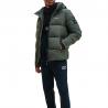 Piumino giubbotto Calvin Klein con cappuccio in nylon arricciato da uomo rif. K10K107485