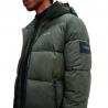Piumino giubbotto Calvin Klein con cappuccio in nylon arricciato da uomo rif. K10K107485