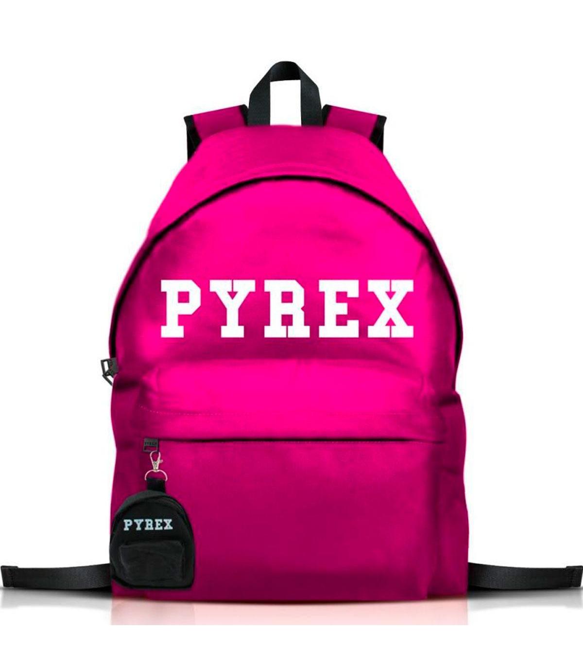 Zaino Pyrex in nylon con maxi logo unisex rif. PY80100