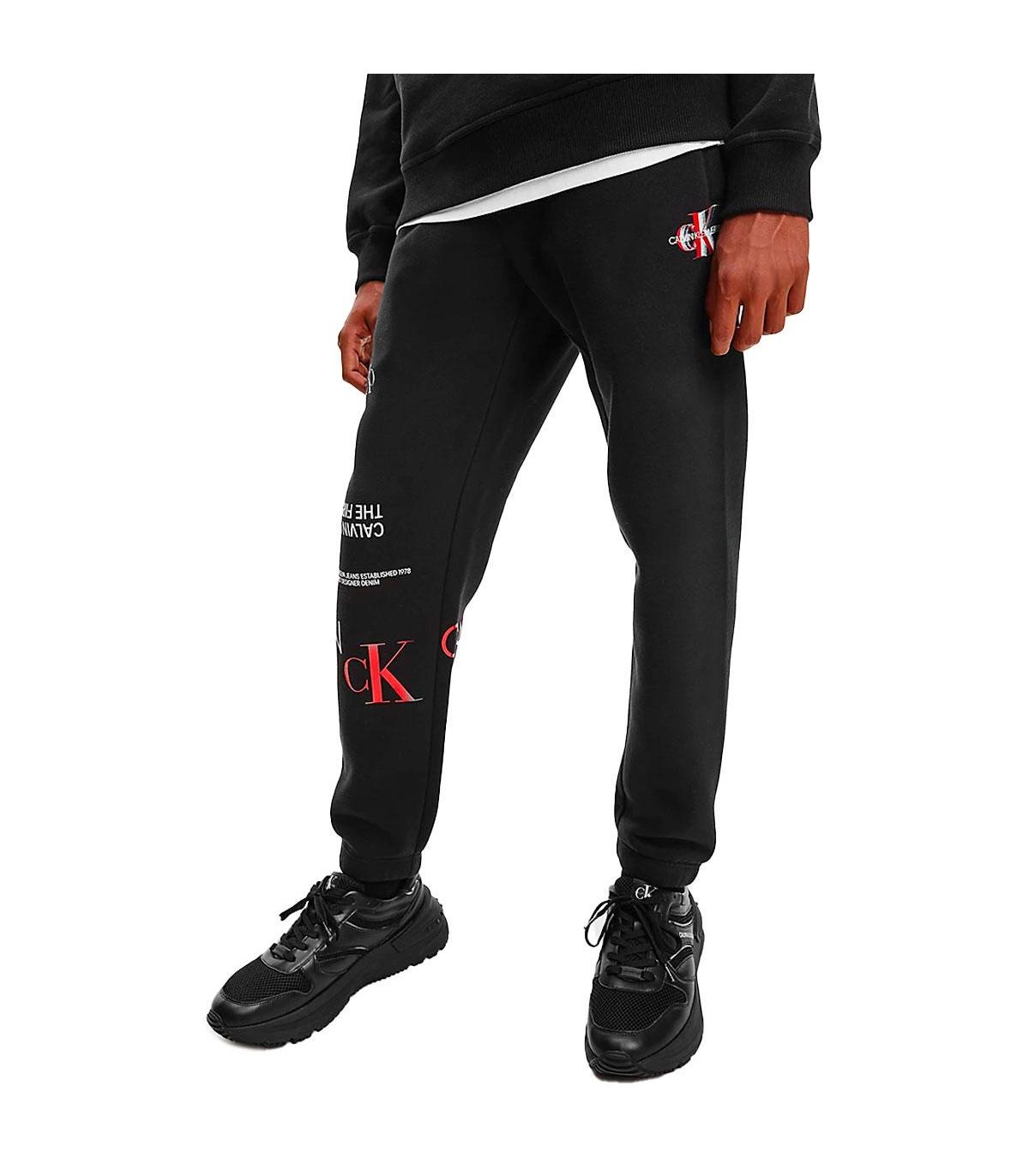 Pantaloni Calvin Klein in tuta con stampe da uomo rif. J30J318517