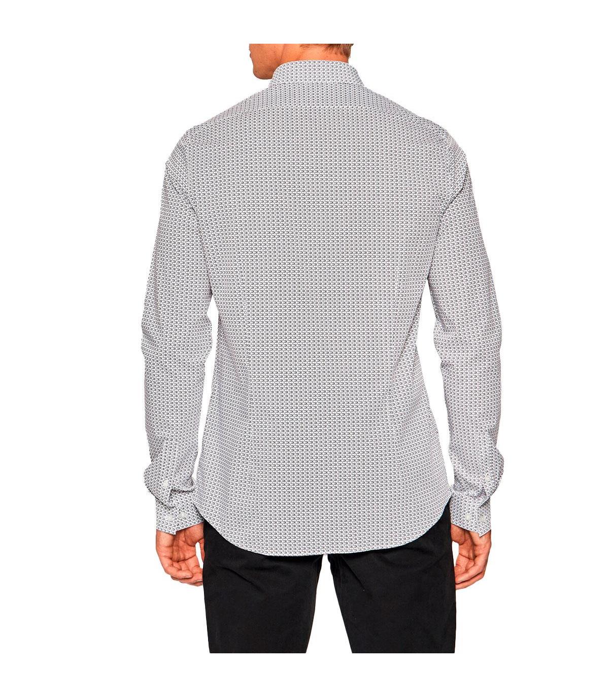 Camicia Calvin Klein extra slim fit logo all over da uomo rif. K10K107823