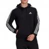 Felpa Adidas Essentials Fleece 3-Stripes con cappuccio da uomo rif. GK9072