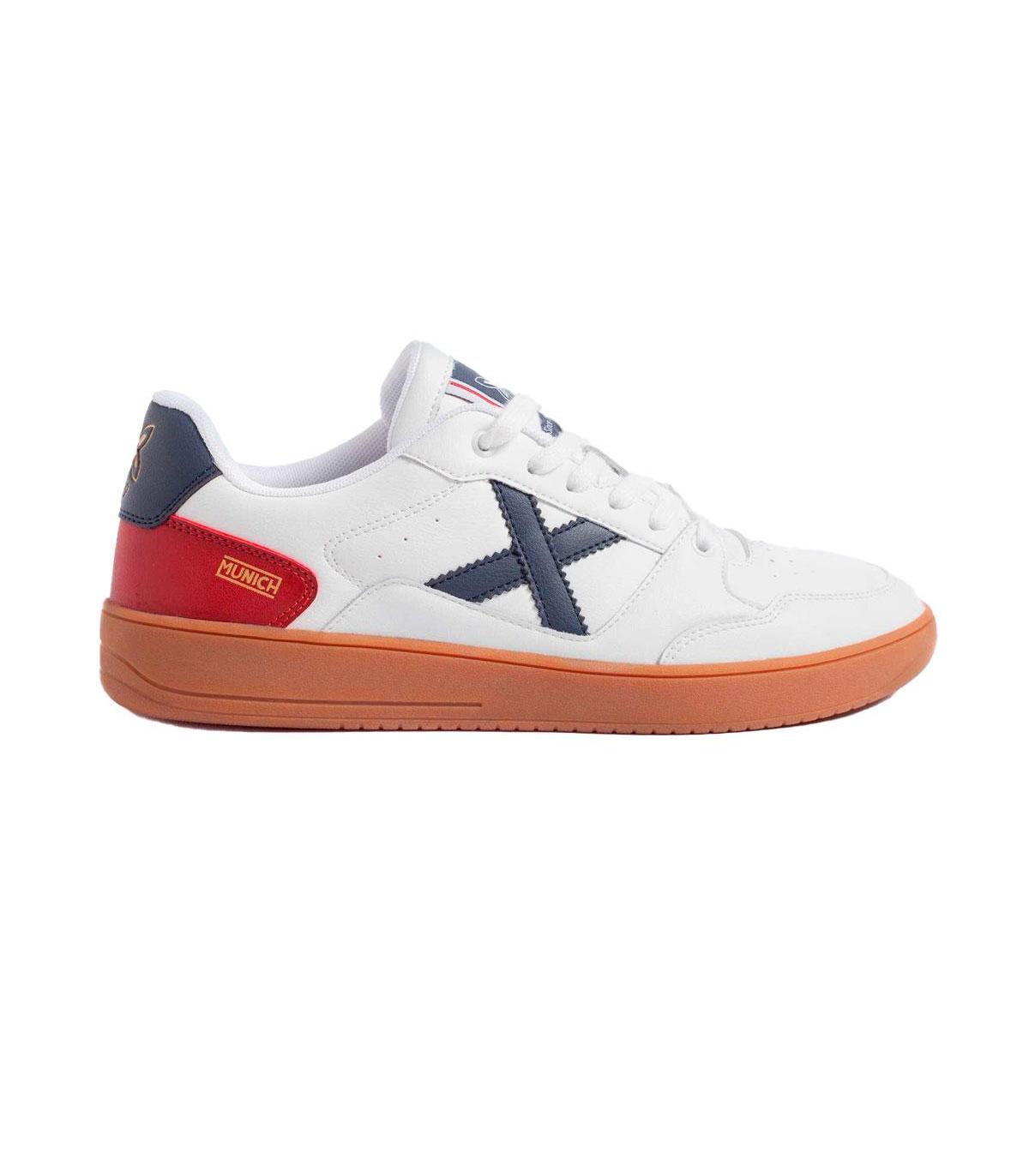 MUNICH SOON, MUNICH UOMO, SCARPE SPORTIVE, SCARPA UOMO MUNICH, MUNICH  BIANCO SENAPE BLU - ELITE CALZATURE