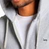 Felpa Lee Basic Zip Through Hoodie con cappuccio da uomo rif. L80KSP
