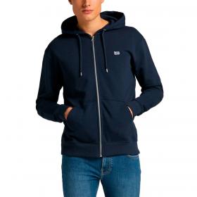 Felpa Lee Basic Zip Through Hoodie con cappuccio da uomo rif. L80KSP