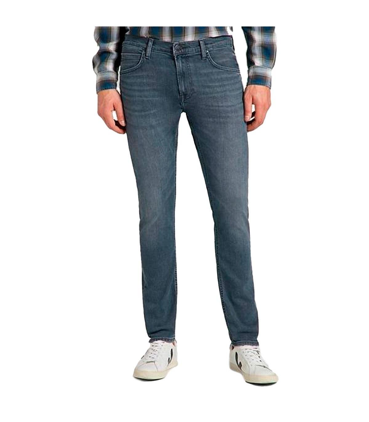 Jeans Lee Luke Low Stretch in DK Worn Shark slim fit da uomo rif. L719NKGE