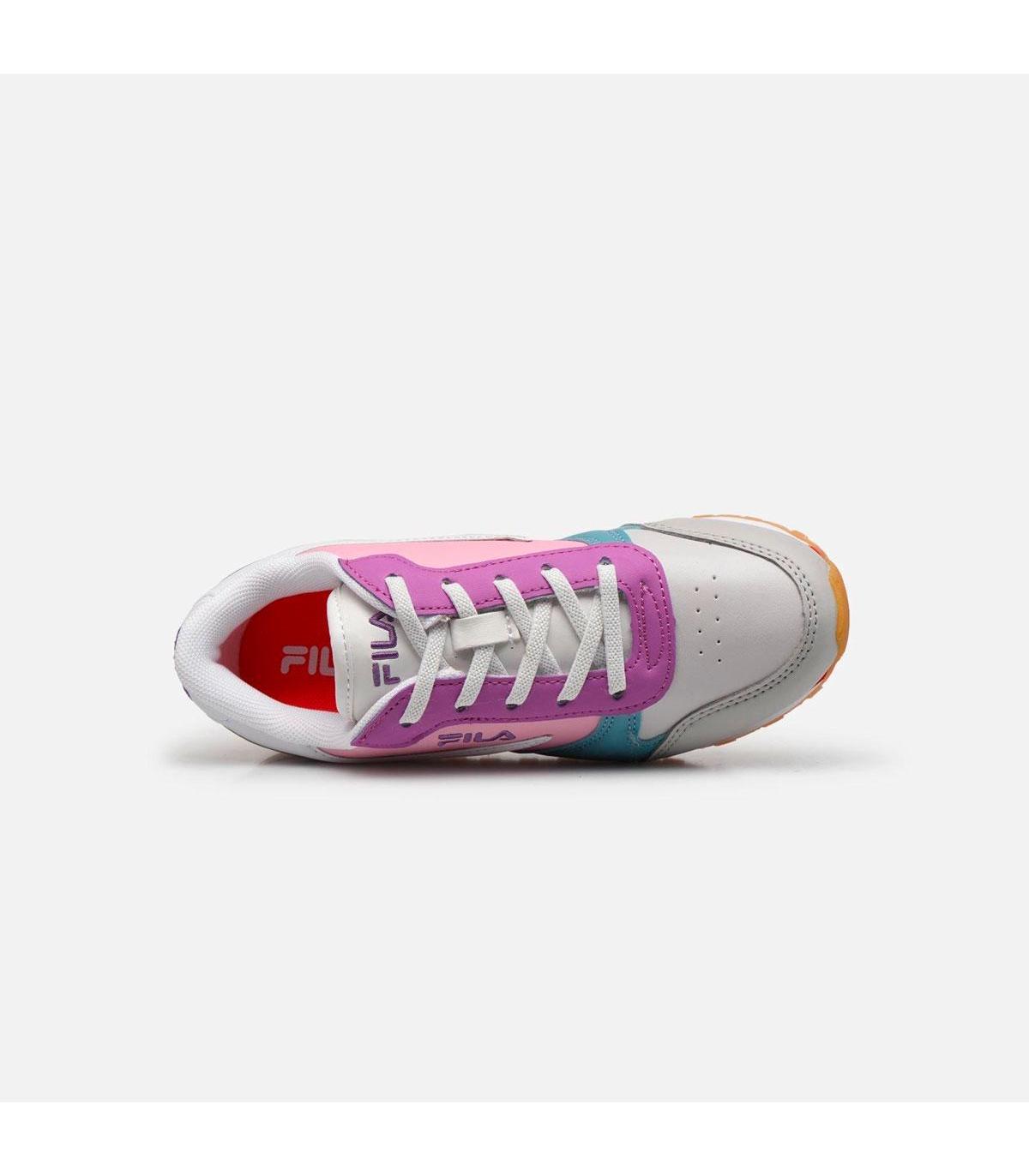 Scarpe Sneakers Fila Orbit F Low Kids in ecopelle da bambina rif