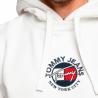 Felpa Tommy Jeans con cappuccio e logo iconico da uomo rif. DM0DM11628