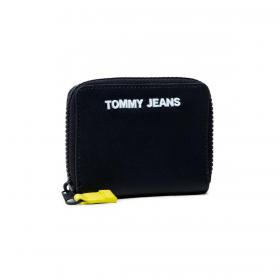 Portafogli Tommy Jeans piccolo con dettagli a contrasto da donna rif. AW0AW10685