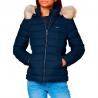 Piumino Tommy Jeans aderente con dettaglio in pelliccia da donna rif. DW0DW08588