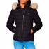 Piumino Tommy Jeans aderente con dettaglio in pelliccia da donna rif. DW0DW08588