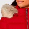 Piumino Tommy Jeans aderente con dettaglio in pelliccia da donna rif. DW0DW08588