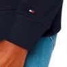 Felpa Tommy Hilfiger con logo ricamato sul petto da donna rif. WW0WW30659