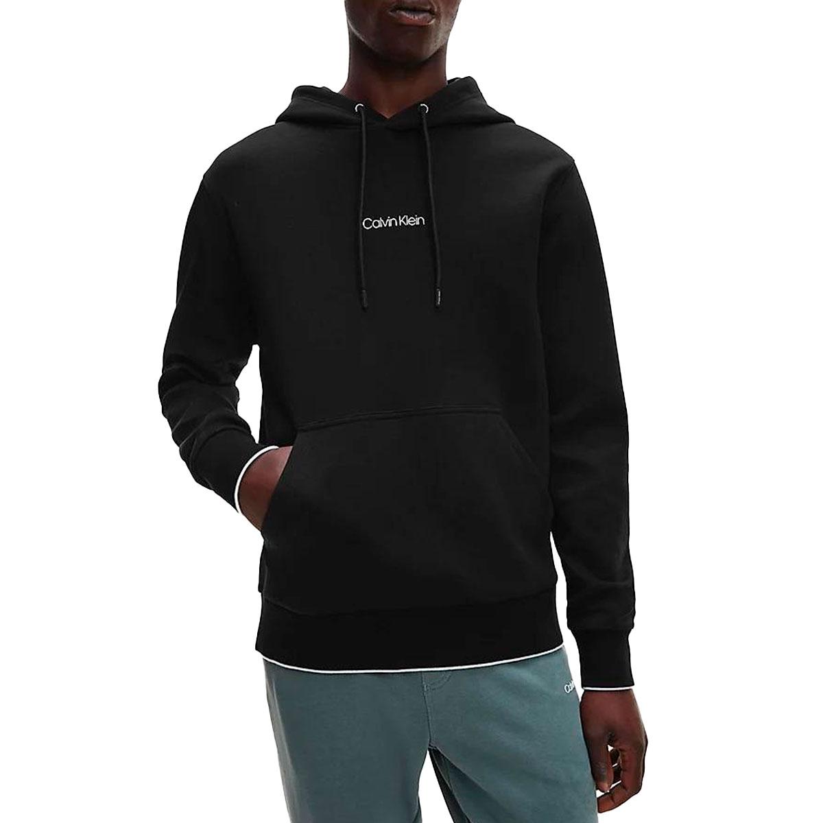 Felpa Calvin Klein con cappuccio in cotone biologico da uomo rif. K10K108180