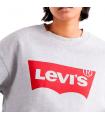 Felpa Levi's standard girocollo con stampa sul petto da donna rif. 18686-0012