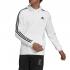 Felpa Adidas Essentials Fleece 3-Stripes con cappuccio da uomo rif. GU2522