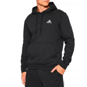 Felpa Adidas Essentials Fleece con logo e cappuccio da uomo rif. GV5294