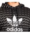 Felpa Adidas Adicolor Essentials Trefoil Monogram con cappuccio da uomo rif. H13492