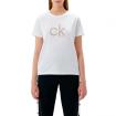 T-shirt Calvin Klein con logo centrale zebrato da donna rif. K20K203177