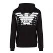 Felpa Emporio Armani EA7 Graphic Series logo Eagle con cappuccio da uomo rif. 3LPM61 PJEQZ