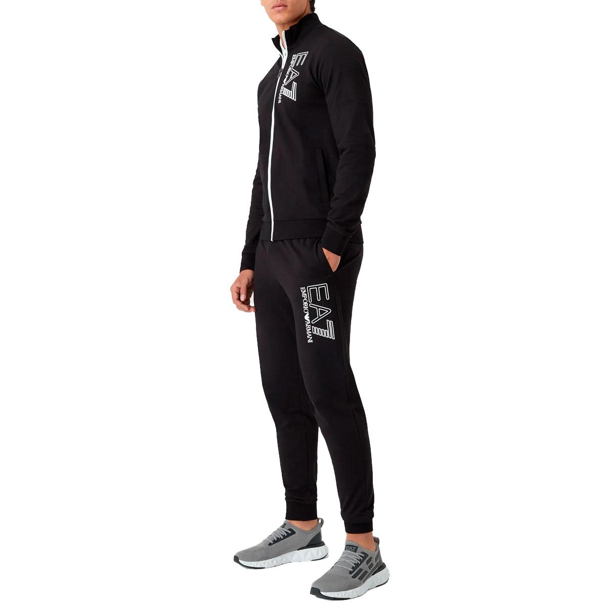 EA7 Emporio Armani Completo Tuta Nero - Via Roma Boutique