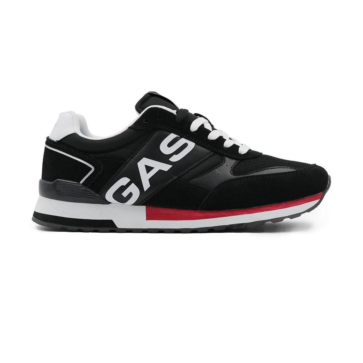 Scarpe Sneakers Gas Yohn Mix casual con logo in camoscio da uomo rif.  GAM213915