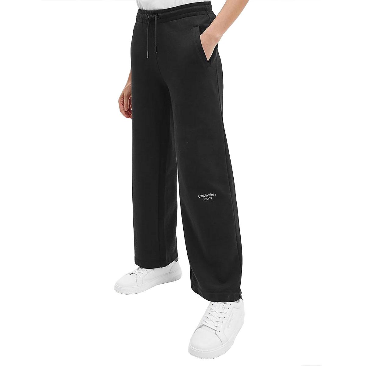 Pantaloni Calvin Klein Jeans da tuta a gamba larga da donna rif. J20J218701