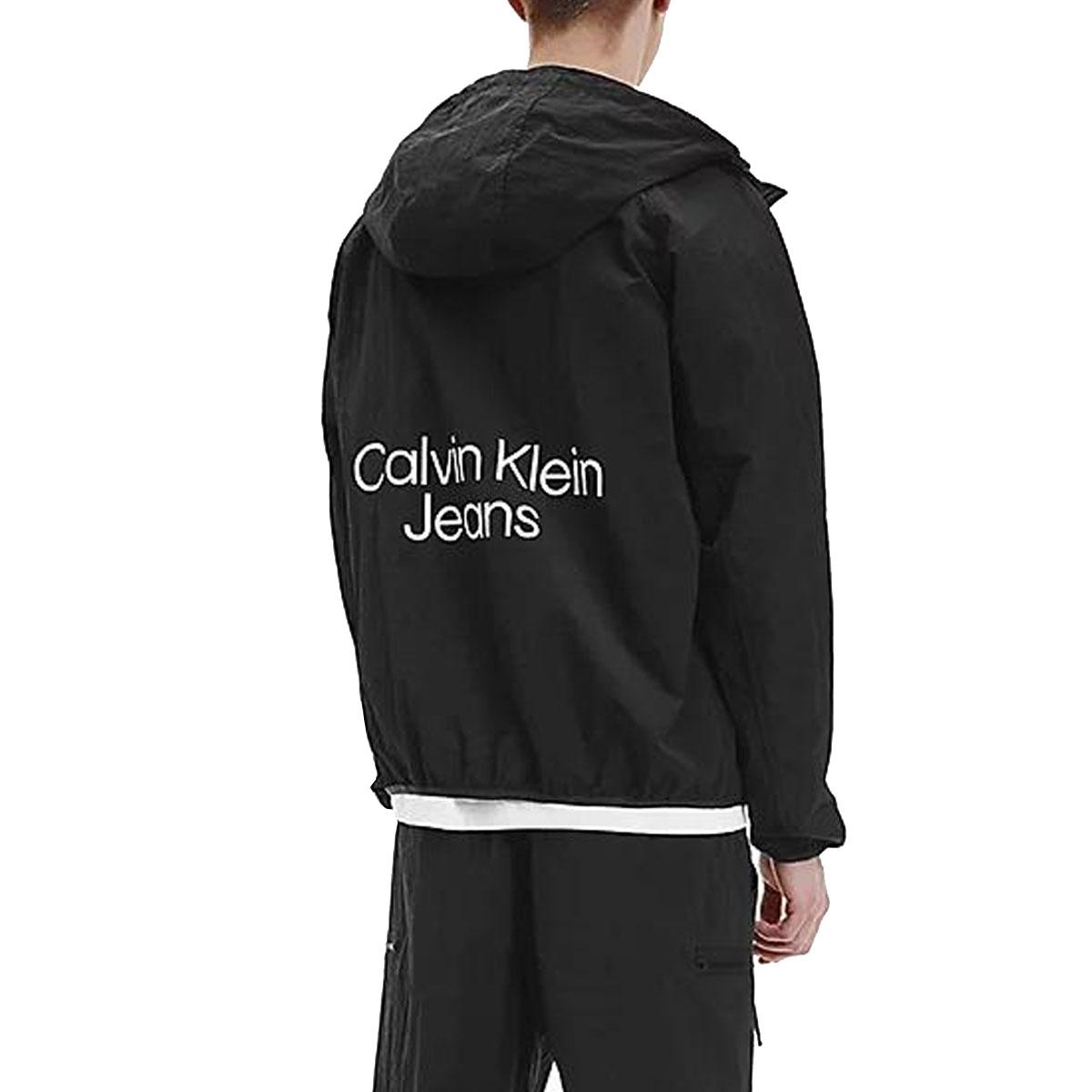 Calvin Klein Uomo Abbigliamento Cappotti e giubbotti Giacche Giacche a vento Giacca a vento con cappuccio 