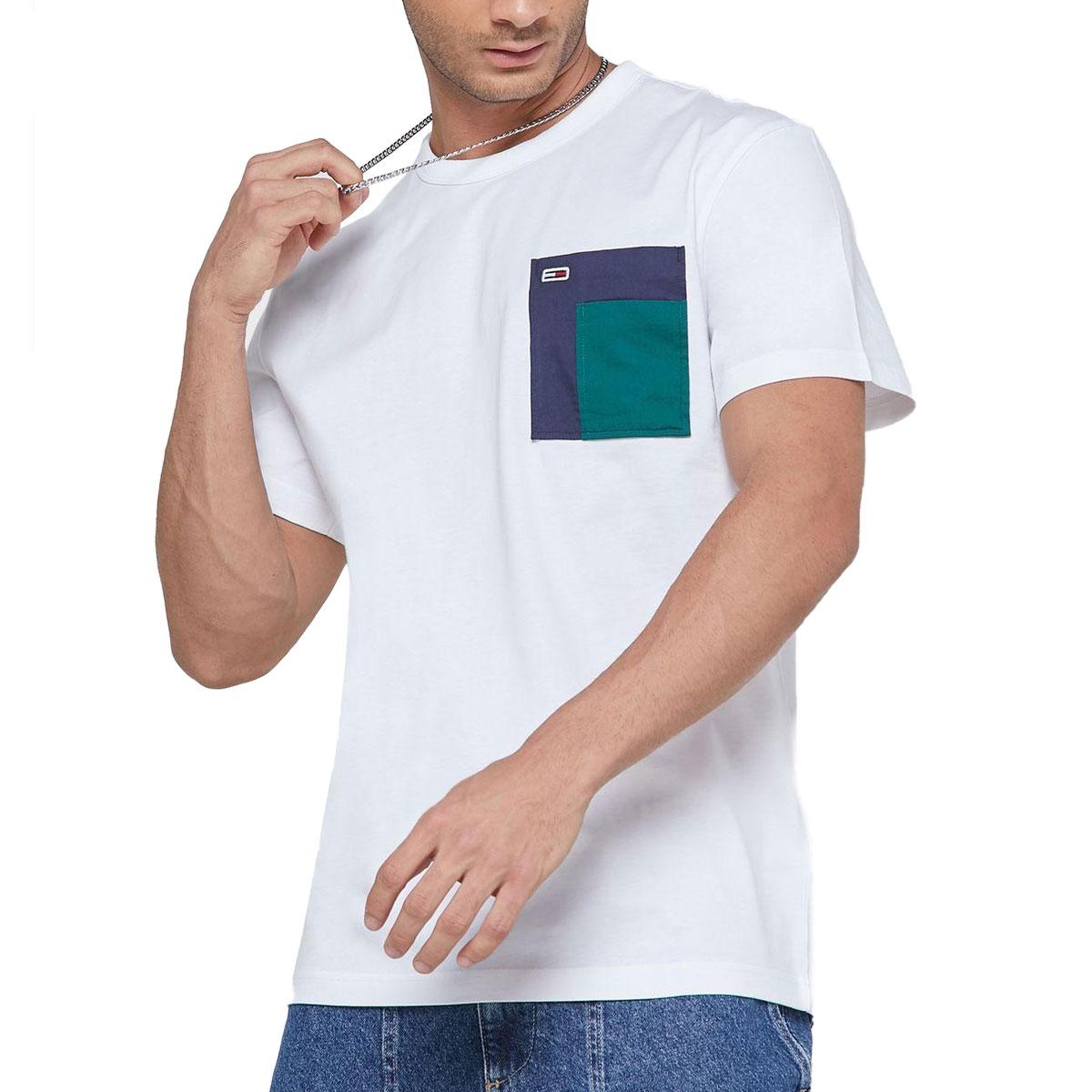 T-shirt in cotone biologico tasca da uomo rif. DM0DM12248