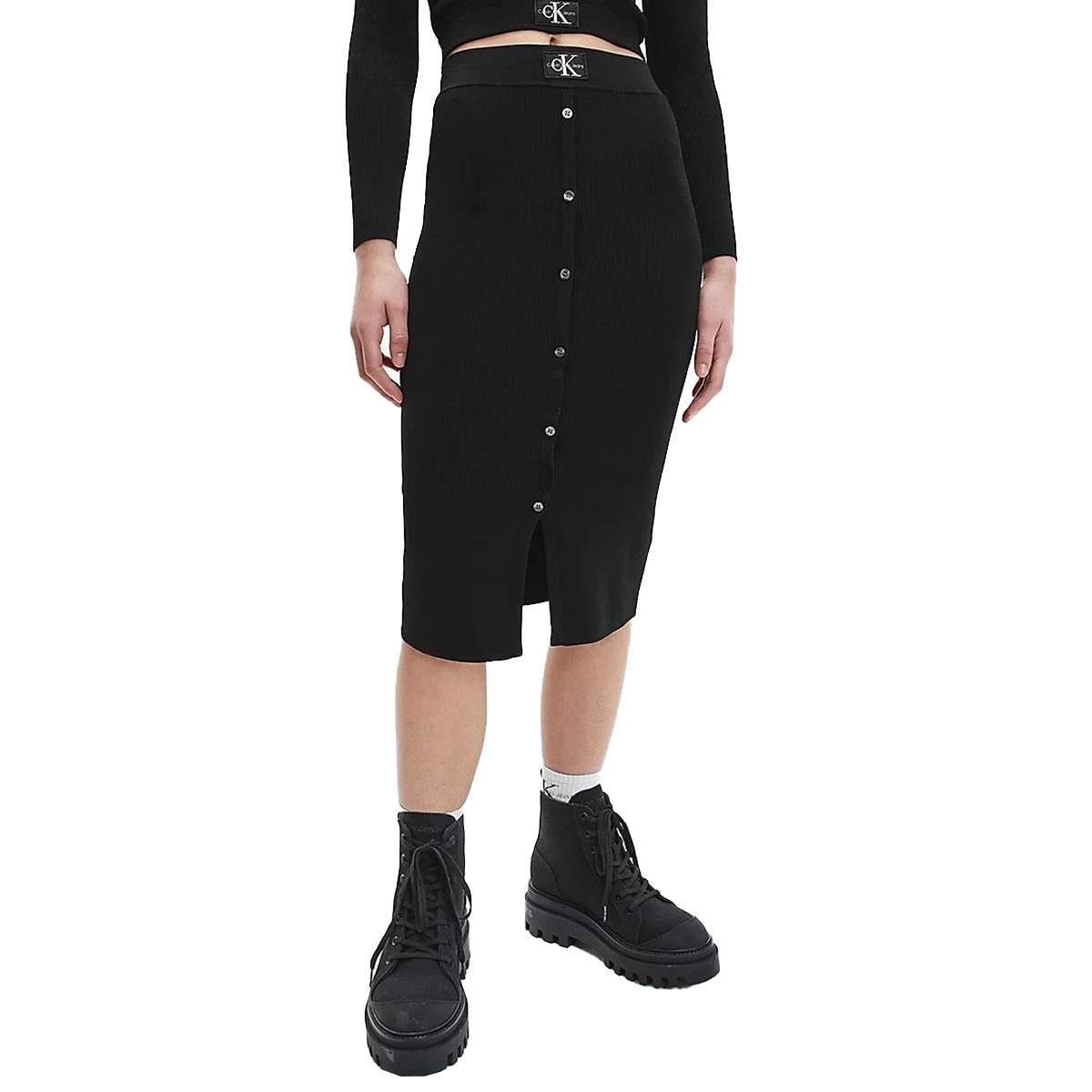 Gonna Calvin Klein Jeans a tubino in maglia da donna rif. J20J218714