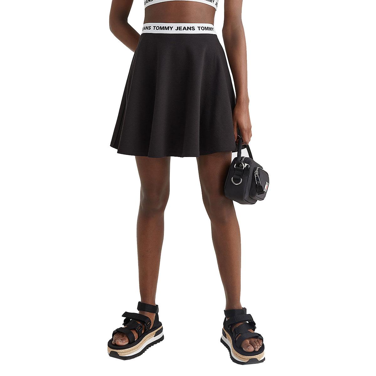 Gonna Tommy Jeans a Campana Con logo in Vita da donna rif. DW0DW12968