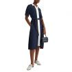 Abito Tommy Hilfiger Chemisier Midi Color Block da donna rif. WW0WW33422