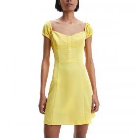 Miniabito Calvin Klein Jeans con spalle scoperte in tessuto riciclato da donna rif. J20J218848