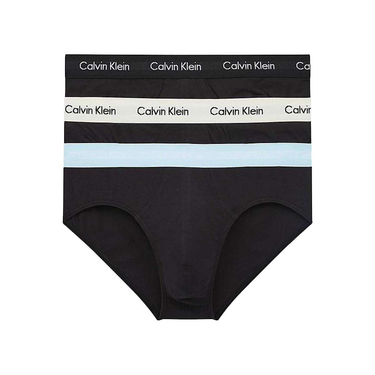 Confezione da 3 slipCalvin Klein in Cotone da Uomo colore Nero Uomo Abbigliamento da Intimo da Mutande boxer 