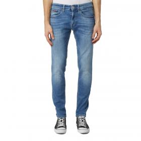 Jeans Tommy Jeans Austin Tapered Chiaro Lavato da uomo rif. DM0DM12129