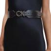 Cintura Calvin Klein con monogramma a vita alta da donna rif. K60K609561