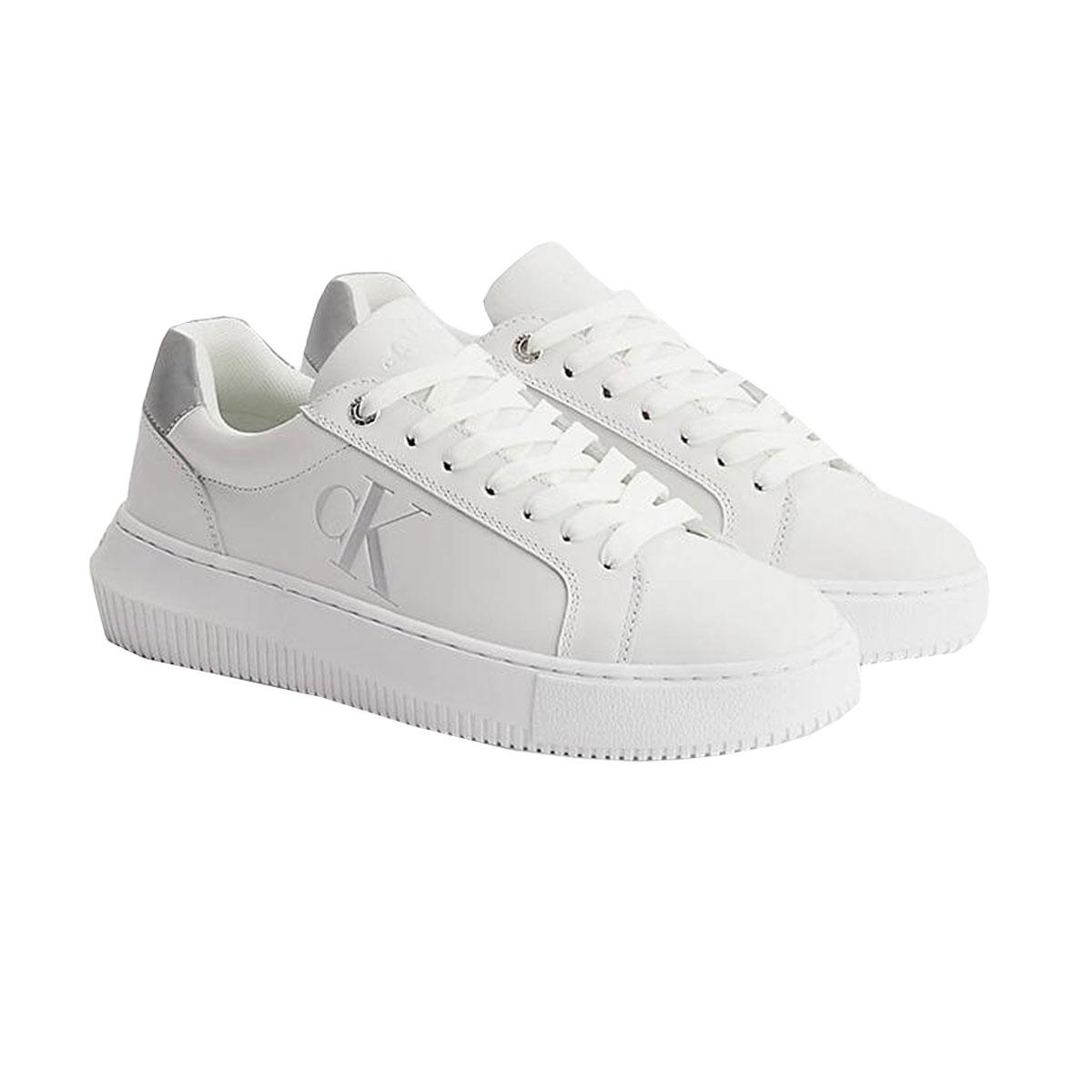 Scarpe Sneakers Calvin Klein Jeans casual in pelle da donna rif. YW0YW00701 Scarpe Sneakers Calvin Klein Jeans casual in pelle da donna rif. YW0YW00701